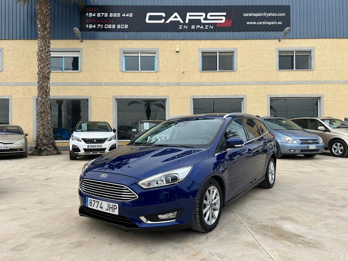 FORD FOCUS TITANIUM ESTATE 1.5 TDCI AUTO SPANISH LHD IN SPAIN 93000 MILES 2015